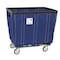 R&B Wire Products Basket Truck, Navy, Steel, Vinyl, 41.5 in L, 30.25 in W, 37 in H, 16 Bushel Volume Capacity 416KDC/NVY - alternate 1